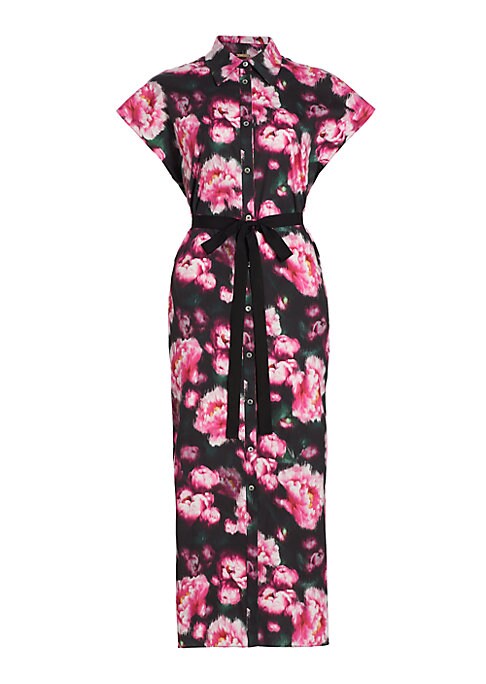 Floral Tie-Waist Dress