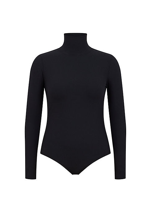 Stretchy Turtleneck Bodysuit