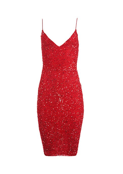 Sparkling Evening Midi Dress