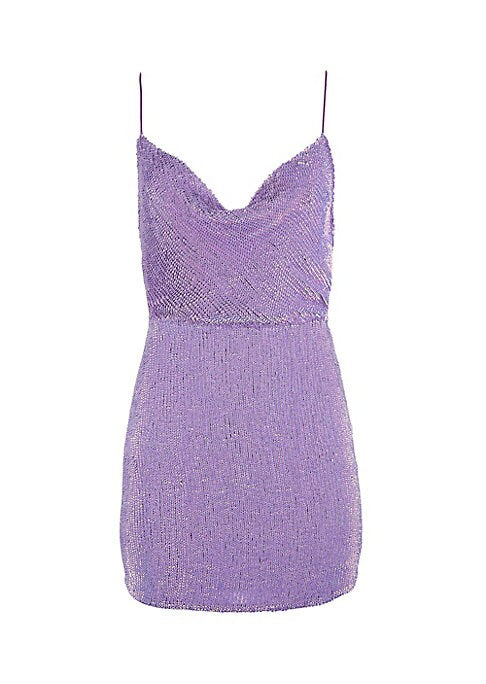 Iridescent Sequin Mini Dress