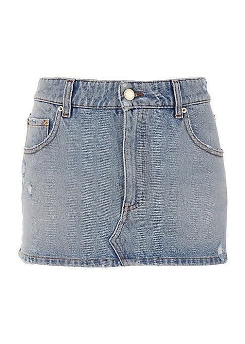 Celestial Denim Mini Skirt