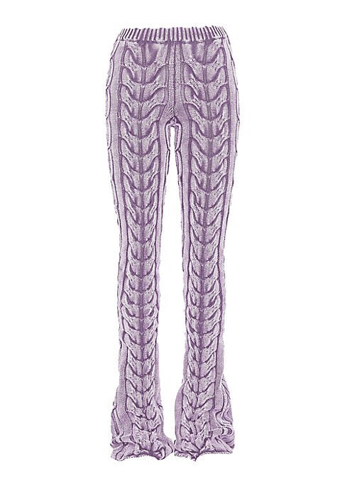 Knit Flare Trousers