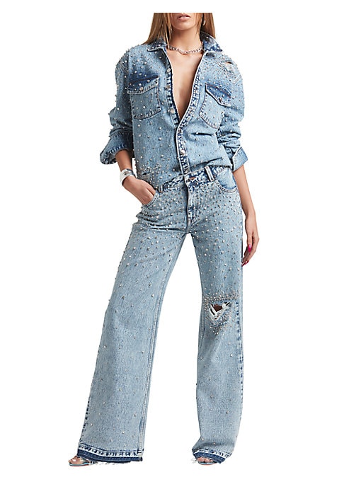 Glistening Denim Delight
