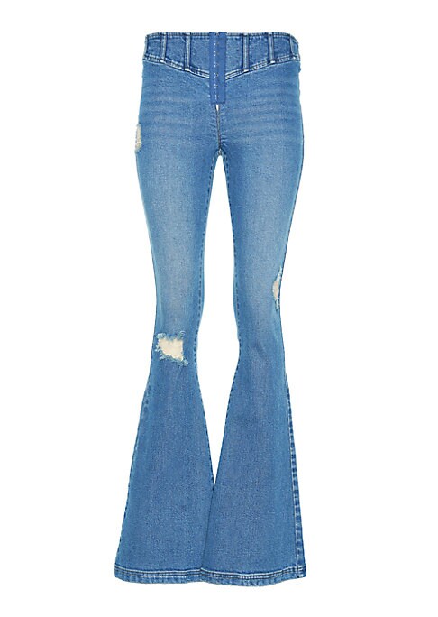 Flare Corset Denim