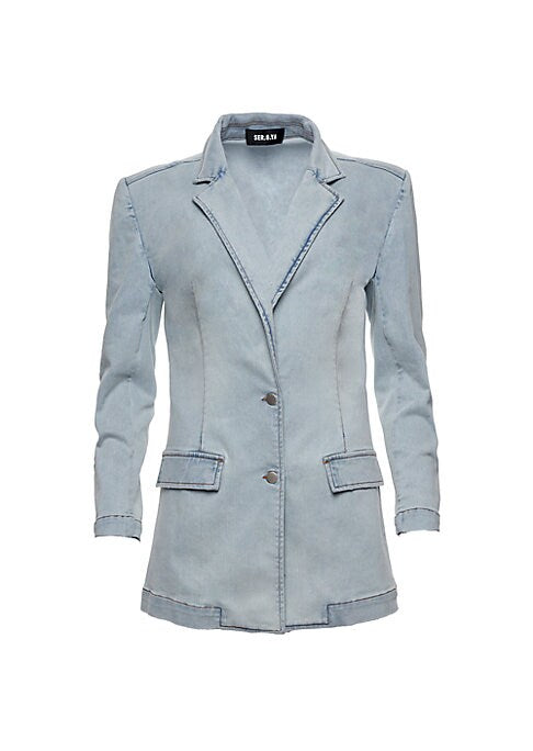 Chic Denim Blazer