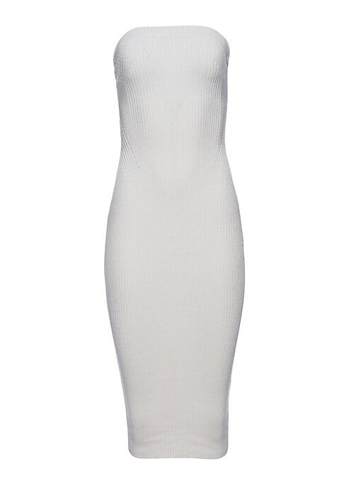 Slit Knit Glam Dress