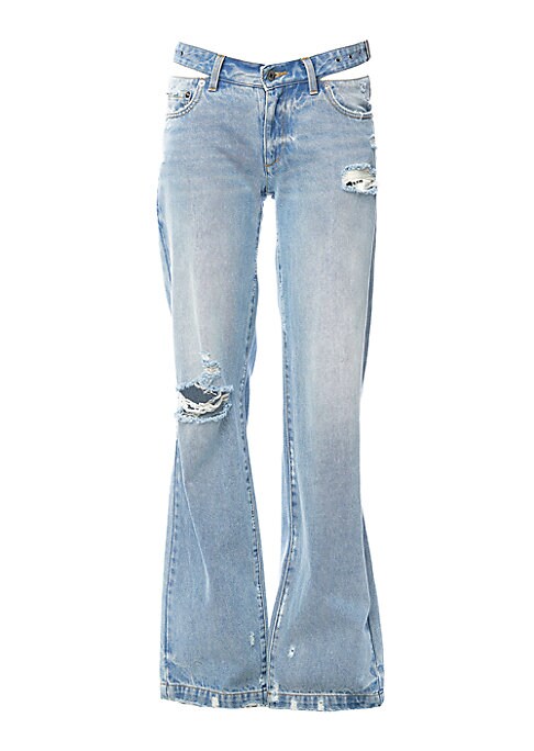 Hip Cutout Denim