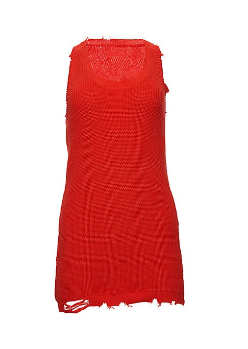 Casual Knit Tank Dress