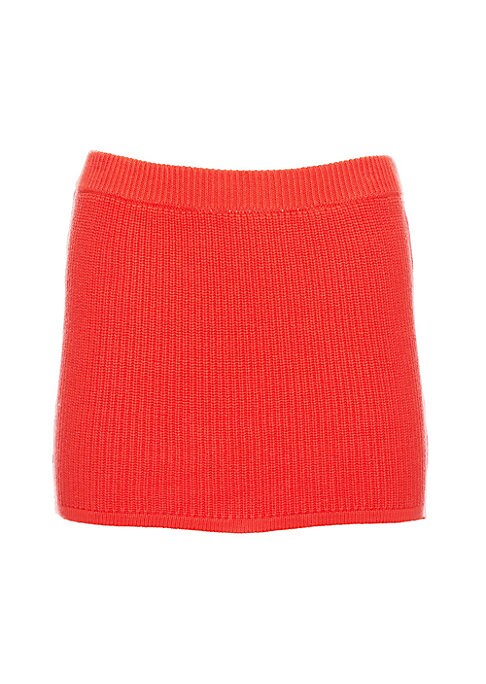 Emblematic Knit Skirt