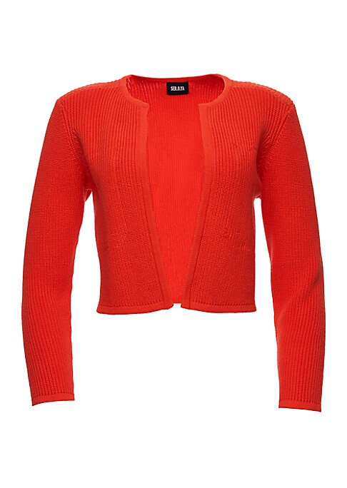 Cozy Knit Emblem Sweater