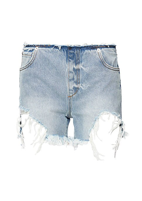 Distressed Denim Cutoffs