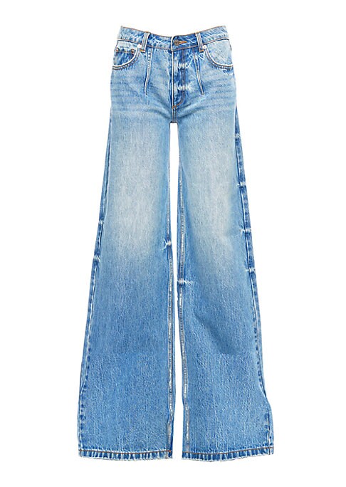 Chic Belted Denim