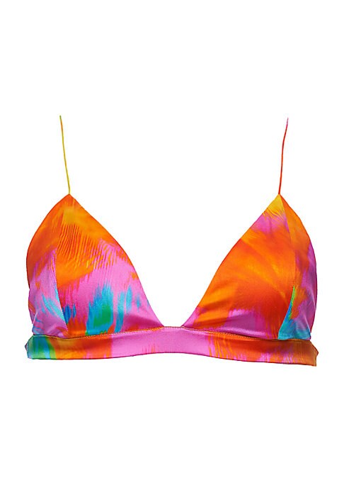 Silk Triangle Bralette
