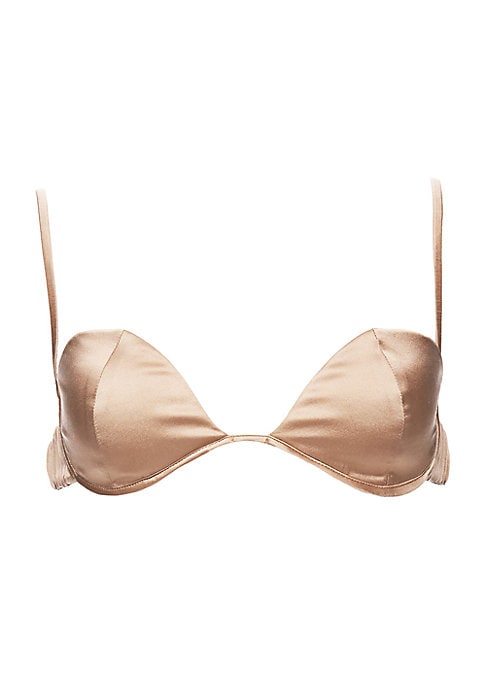Silky Backless Bra Top