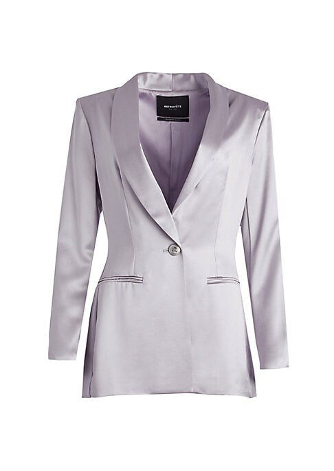 Silken Elegance Blazer