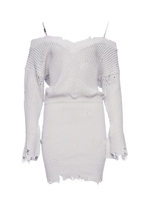 Asymmetrical Knit Dress
