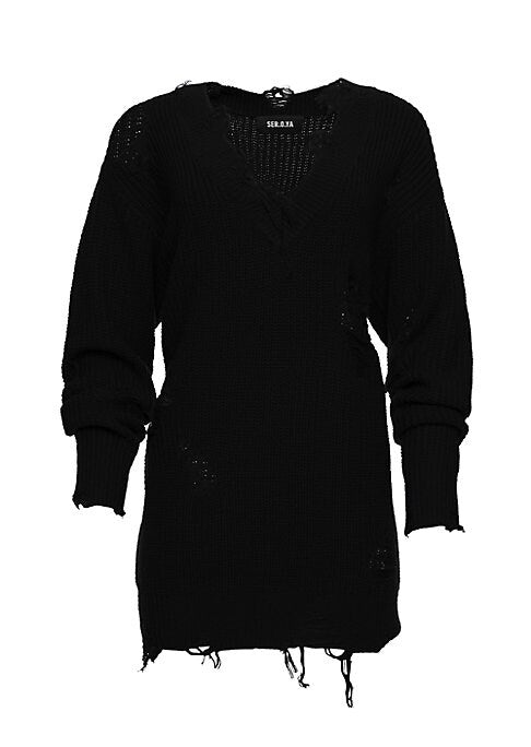 Cozy Distressed Knit