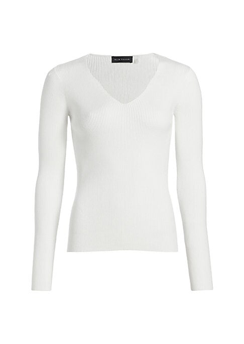 Cozy V-Neck Fitted Top