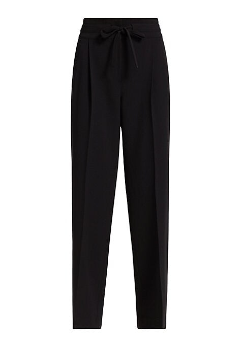 Elegant Bow-Waist Trousers