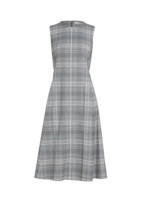 Plaid Flare Dress