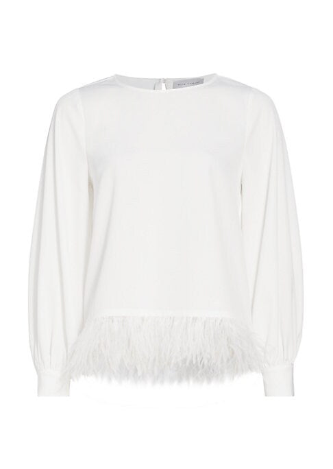 Feather Elegance Top