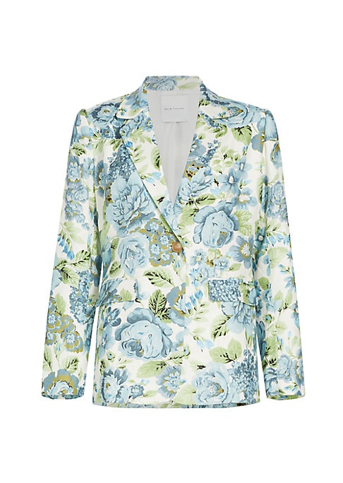Floral Print Chic Blazer