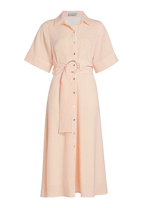 Stripe & Style Midi Dress