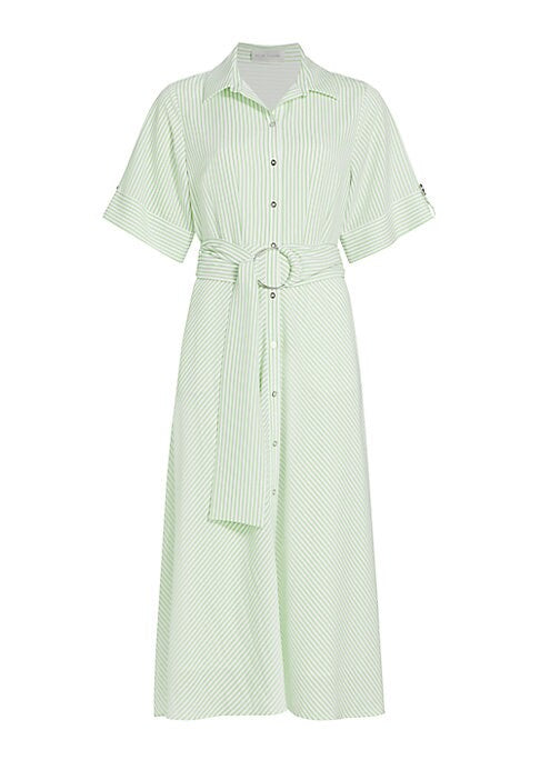 Striped Midi with Belt
