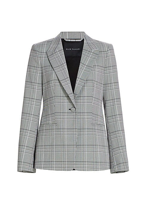 Checkered Chic Blazer