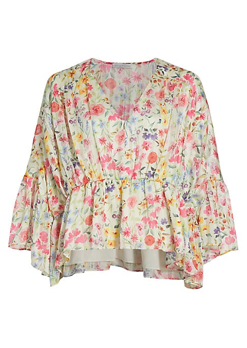Floral Peplum Delight