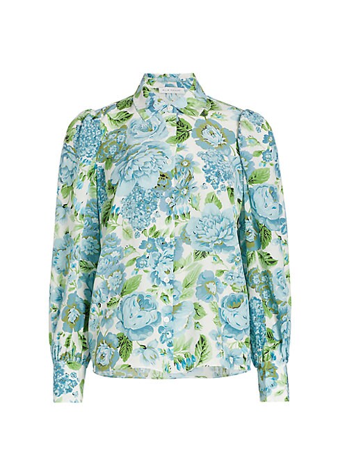 Blossom Silk Puff Top