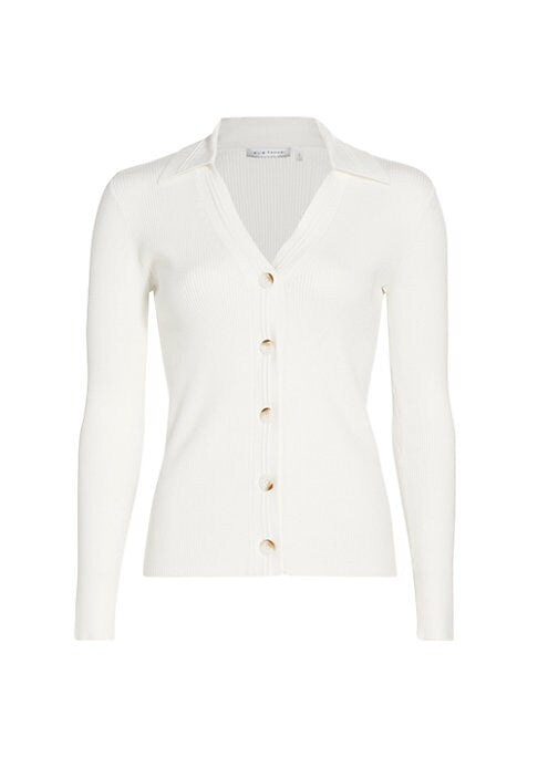 Cozy Knit Polo Cardigan