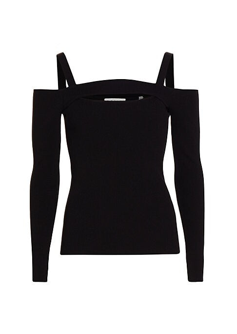 Chic Cut-Out Knit Sweater