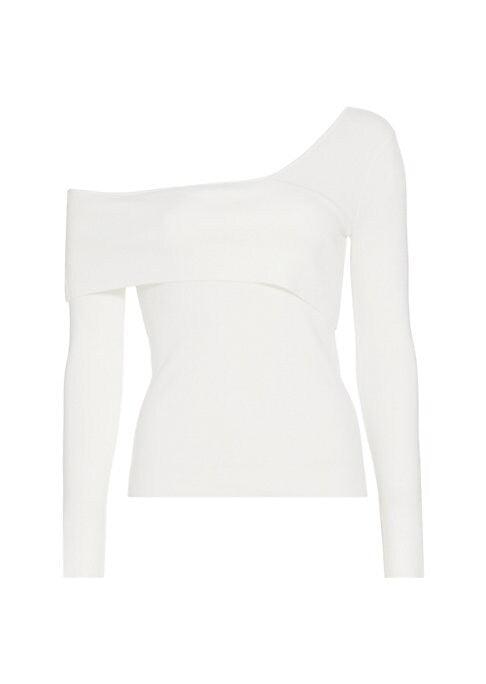 Trendy Asymmetrical Knit Top