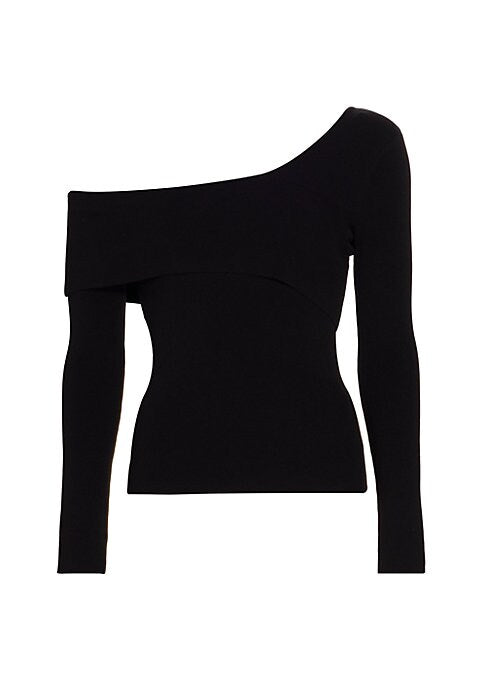 Bold Asymmetrical Knit Top