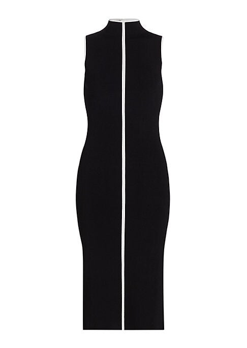 Keyhole Turtleneck Dress