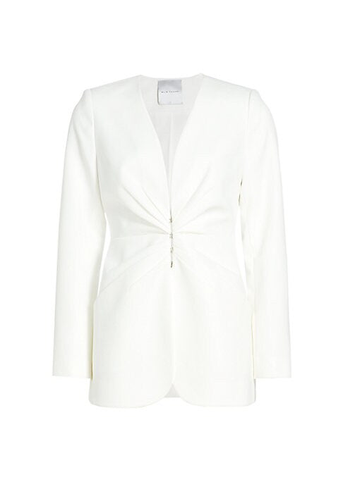 Chic Gathered Blazer