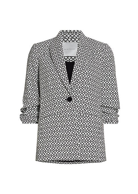Geometric Style Blazer