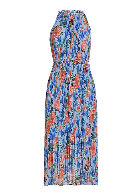 Floral Halter Midi Dress