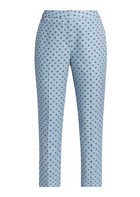 Floral Ankle-Crop Pants