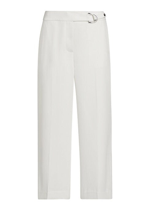 Cropped Luxe Crepe Trousers