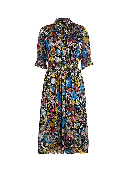 Floral Elegance Midi Dress