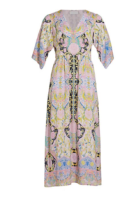 Elegant Handkerchief Midi Dress