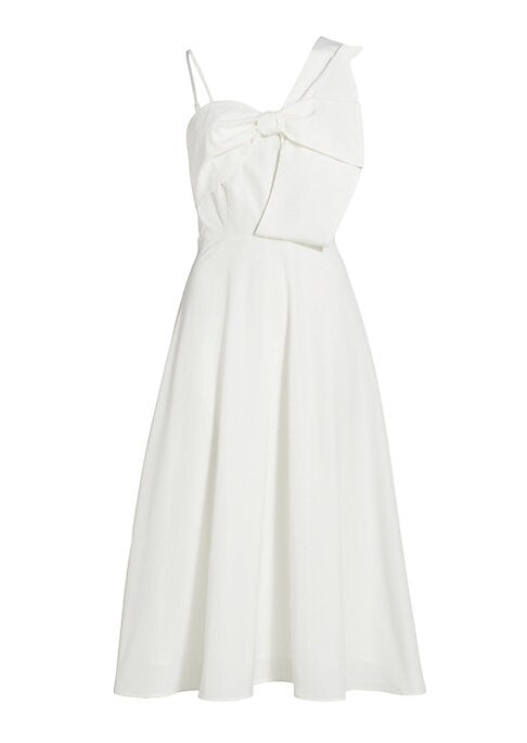 Chic Bow A-Line Dress