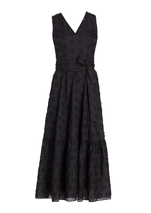 Chic Eyelet Maxi Dress