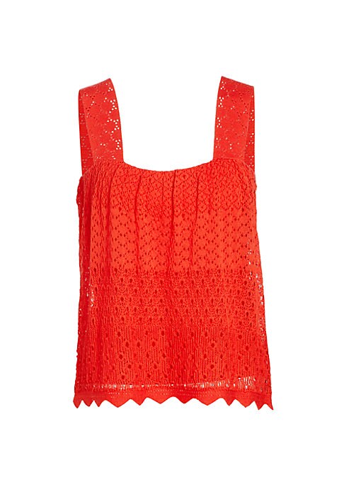 Sophisticated Knit Overlay Tank