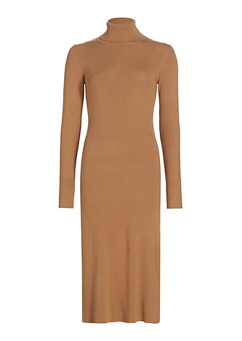 Chic Ribbed Midi Dress
