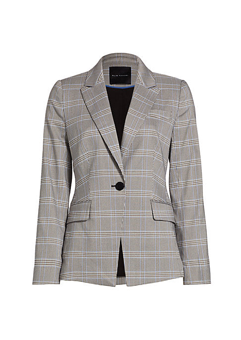 Plaid Tailored Blazer