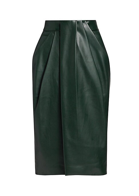 Chic Vegan Leather Skirt