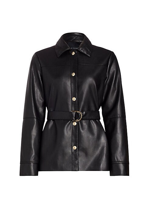 Chic Vegan Leather Jacket